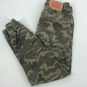 Kids Levi Strauss Co Camo Jogger Pants Size 8 Reg W 24‎ L 25